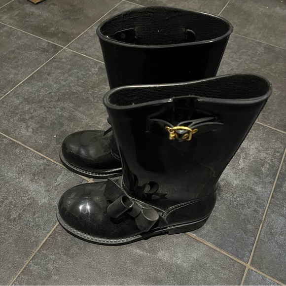 Excellent condition Red Valentino black rain boots - Picture 2 of 5